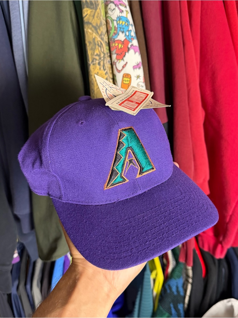 Vintage American Needle Arizona Diamondbacks Snapback Hat Mens OS Deadstock 90s